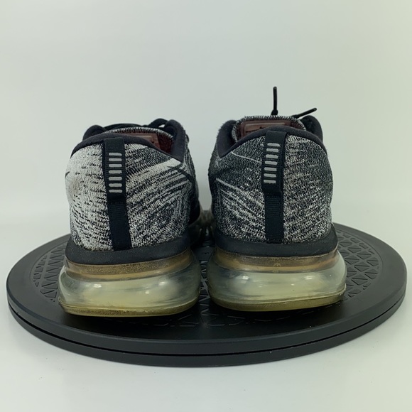 Nike Flyknit Air Max ‘Oreo’ Athletic Running Shoes 620469-105 Men’s Size 8.5 - Picture 7 of 13